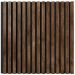 Акустическая панель Cosca Decor (Коска) Сканди черный войлок, 600х600х19 мм, рейки МДФ, дуб старинный натуральный 00-00074606