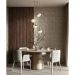 Акустическая панель Cosca Decor (Коска) Сканди черный войлок, 600х600х19 мм, рейки МДФ, дуб барон темный 00-00074608