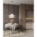Руст стыковочный Cosca Decor (Коска) 25х22х1350мм, МДФ, черный
