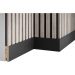 Плинтус Cosca Decor (Коска) WP80 экошпон, черный, 80х22х1200мм, МДФ