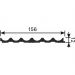 Панель Cosca Decor (Коска) RP004, 156х12, 2800 мм, Экополимер
