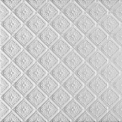 Плита потолочная Decor Ek (Декор Эк) D507 пенополистерол, инжекционная, белый, 500х500х11 мм