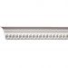 Карниз гибкий потолочный с рисунком Перфект (Perfect) 2300х40х81 мм (AA079F)