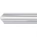 Молдинг бордюры гладкий Перфект (Perfect) 2440х30х15 мм (AD416)