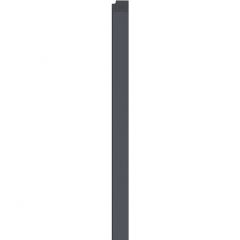Планка правая VOX (ВОКС) Linerio L-Line Anthracite 2650х32х21 мм, 6054533