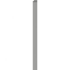 Планка правая VOX (ВОКС) Linerio L-Line Grey 2650х26х12 мм, 6054513