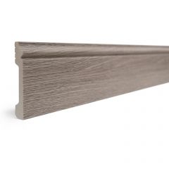 Плинтус Decor-Dizayn (Декор-Дизайн) 2400x79x13 мм, Коллекция Плинтусы 005, Коричневый, Полистирол, 005-80SH