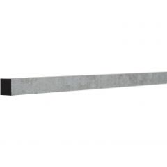Молдинг Decor-Dizayn (Декор-Дизайн) 3000х20х20 мм, Серый, Полистирол, 622-25