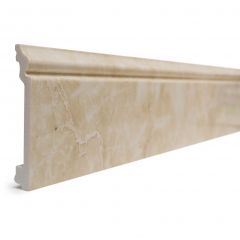 Плинтус Decor-Dizayn (Декор-Дизайн) 2400х100х16 мм, Коллекция Плинтусы 701, Бежевый, Полистирол, 701-10