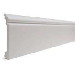 Плинтус Decor-Dizayn (Декор-Дизайн) 2400х100х16 мм, Коллекция Плинтусы 701, Белый, Полистирол, 701-115