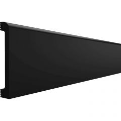 Плинтус Decor-Dizayn (Декор-Дизайн) 2400х80х13 мм, Коллекция Плинтусы 706, Черный, Полистирол, 706-100