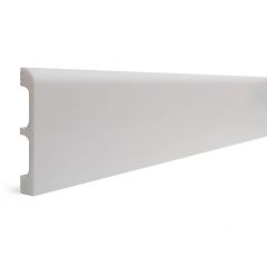 Плинтус Decor-Dizayn (Декор-Дизайн) 2400х80х13 мм, Коллекция Плинтусы 706, Белый, Полистирол, 706-115