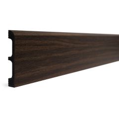Плинтус Decor-Dizayn (Декор-Дизайн) 2400х80х13 мм, Коллекция Плинтусы 706, Коричневый, Полистирол, 706-73SH