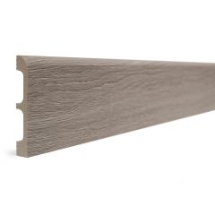 Плинтус Decor-Dizayn (Декор-Дизайн) 2400х80х13 мм, Коллекция Плинтусы 706, Коричневый, Полистирол, 706-80SH