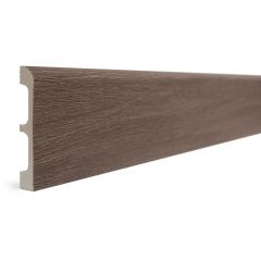 Плинтус Decor-Dizayn (Декор-Дизайн) 2400х80х13 мм, Коллекция Плинтусы 706, Коричневый, Полистирол, 706-81SH