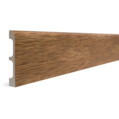 Плинтус Decor-Dizayn (Декор-Дизайн) 2400х80х13 мм, Коллекция Плинтусы 706, Коричневый, Полистирол, 706-83SH