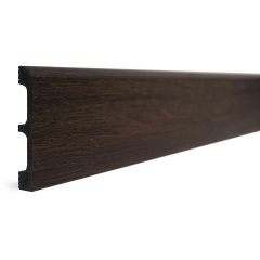 Плинтус Decor-Dizayn (Декор-Дизайн) 2400х80х13 мм, Коллекция Плинтусы 706, Коричневый, Полистирол, 706-93SH