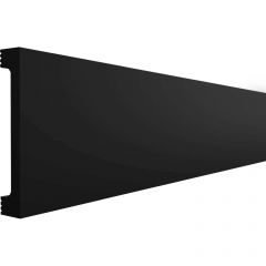 Плинтус Decor-Dizayn (Декор-Дизайн) 2400х80х13 мм, Коллекция Плинтусы 706, Черный, Полистирол, 708-100