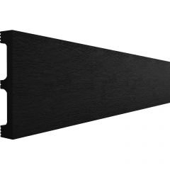Плинтус Decor-Dizayn (Декор-Дизайн) 2400х80х13 мм, Коллекция Плинтусы 706, Черный, Полистирол, 708-100SH