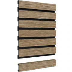 Панель Decor-Dizayn (Декор-Дизайн) 3000х240х13 мм, Коллекция Цветные панели, Коричневая, Полистирол, 916-64SH