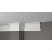 Карниз Decor-Dizayn (Декор-Дизайн) 2000х120х60 мм, Коллекция Грани, Белый, Полистирол, DD516