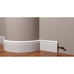 Плинтус гибкий Decor-Dizayn (Декор-Дизайн) 2000х100х16 мм, Коллекция DD, Белый, Полиуретан, DD701F