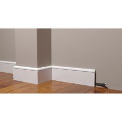 Плинтус Decor-Dizayn (Декор-Дизайн) 2000х90х13 мм, Коллекция Modern (Модерн), Белый, Полистирол, DD715