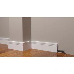 Плинтус Decor-Dizayn (Декор-Дизайн) 2000х80х13 мм, Коллекция Modern (Модерн), Белый, Полистирол, DD717