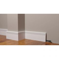 Плинтус Decor-Dizayn (Декор-Дизайн) 2000х100х15 мм, Коллекция Modern (Модерн), Белый, Полистирол, DD719