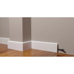 Плинтус Decor-Dizayn (Декор-Дизайн) 2000х80х16 мм, Коллекция Modern (Модерн), Белый, Полистирол, DD723