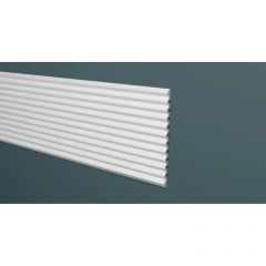 Панель Decor-Dizayn (Декор-Дизайн) 3000х240х13 мм, Коллекция Грани, Белая, Полистирол, DD912(3m)