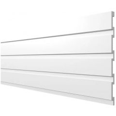 Панель Decor-Dizayn (Декор-Дизайн) 2000х240х13 мм, Белая, Полистирол, DD914
