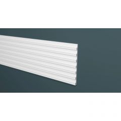 Панель Decor-Dizayn (Декор-Дизайн) 2000х220х13 мм, Белая, Полистирол, DD922