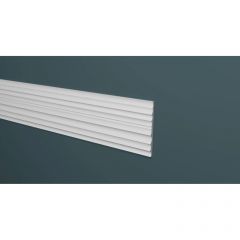 Панель Decor-Dizayn (Декор-Дизайн) 3000х150х11.2 мм, Коллекция Modern (Модерн), Белый, Полистирол, DD923(3m)