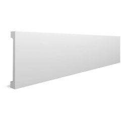 Плинтус напольный Decor-Dizayn (Декор-Дизайн) Плинтусы 708 2400х80х13 мм, Белый, 708-115