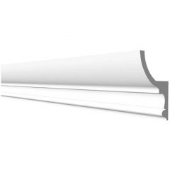 Карниз с отражателем Decor-Dizayn (Декор-Дизайн) DD 2000х97х58 мм Белый, Полистирол, DD507