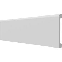 Плинтус повышенной гибкости Decor-Dizayn (Декор-Дизайн) 2000х80х13 мм Белый, DD706-E