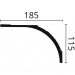 Карниз NMC (НМЦ) Arstyl AD23 2000х115х185 мм DUMANZ19230