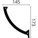 Карниз NMC (НМЦ) Arstyl L3 2000х145х173 мм DUMANL03000