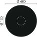 Розетка NMC (НМЦ) Arstyl R16 480х480х40 мм DUCAR163