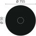 Розетка NMC (НМЦ) Arstyl R20 755х755х55 мм DUCAR203