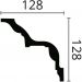 Карниз NMC (НМЦ) Arstyl Z4 2000х128х128 мм DUMANZ04000