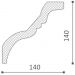Карниз NMC (НМЦ) Nomastyl TI 2000х140х140 мм DSMNNTI01