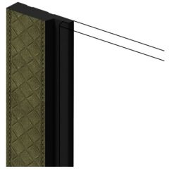 Финишный молдинг HiWood (ХайВуд) 2700х42х12 мм GN83K (LF124A) шт.