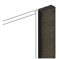 Финишный молдинг HiWood (ХайВуд) 2700х31х12 мм BR497K (LF124B) шт.