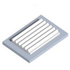 Декоративная панель HiWood (ХайВуд) 3000х12х120 мм NP Белый LV136 Long