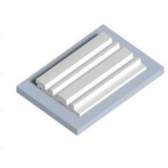 Декоративная панель HiWood (ХайВуд) 3000х12х120 мм NP Белый LV122 Long