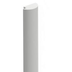 Финишный молдинг HiWood (ХайВуд) 3000х22.5х12 мм NP Белый LF135B Long