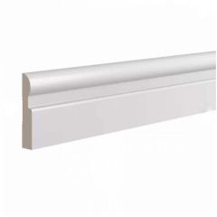 Плинтус ЛДФ меловой Ultrawood (Ультравуд) 2440х127х25 мм, Base 0010 2.44, шт.