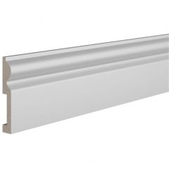 Плинтус ЛДФ меловой Ultrawood (Ультравуд) 2000х98х16 мм, Base 0018 2.00, шт.